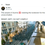 Video me tifozët e futbollit pretendohet të paraqitet si protestë e masave anti-covid