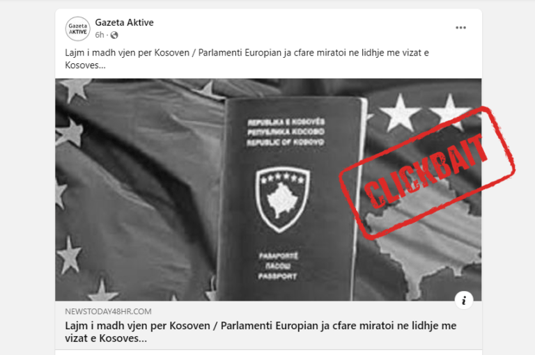 Ri-publikohet lajmi i vjetër për miratimin e raportit për Kosovën nga PE për liberalizim të vizave