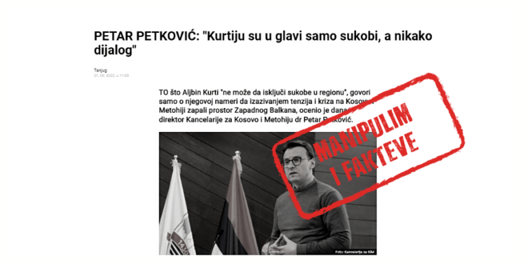 Pretendime të pabaza se Kurti synon konflikt dhe me krijimin e bazave policore në veri synohet rrethimi i serbëve