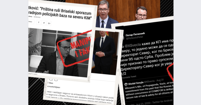 Narrativi politik nga Vuçiq e Petkoviq për pamundësinë e operimit të Policisë së Kosovës në veri