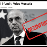 Titulli dhe fotografia lënë të kuptohet se ka vdekur Isa Mustafa