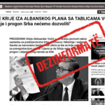 Novosti publikon një pretendim të pabazë të Vuçiqit se prapa vendimit për targa “fshihet plani për dëbimin e serbëve”