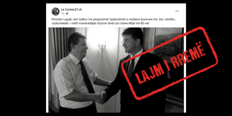 Lajçak nuk ka thënë se “jam lodhur me spekulimet e mediave për draftet”