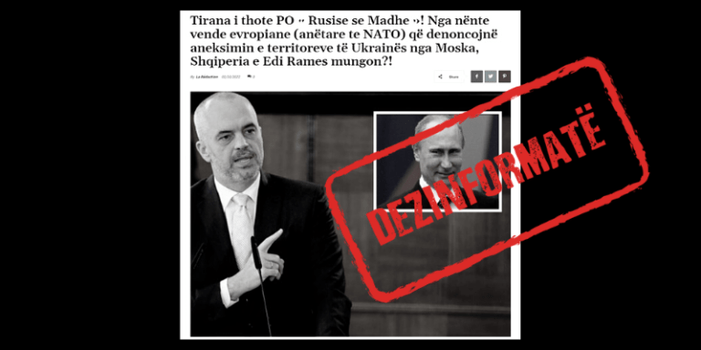 Tirana zyrtare nuk i ka thënë “po” “Rusisë së Madhe”