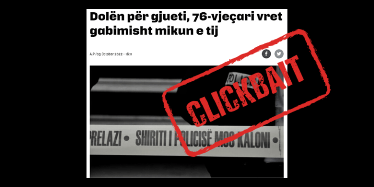 Titulli dhe fotografia nuk e qartësojnë vendin e ngjarjes