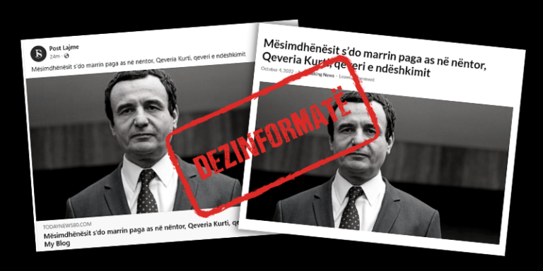 Keqinterpretohet deklarata e Veliut për pagat e mësimdhënësve