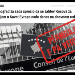 Kundërshtohet pretendimi se Beogradi ka penguar kërkesën e Kosovës për pranim në Këshill të Evropës