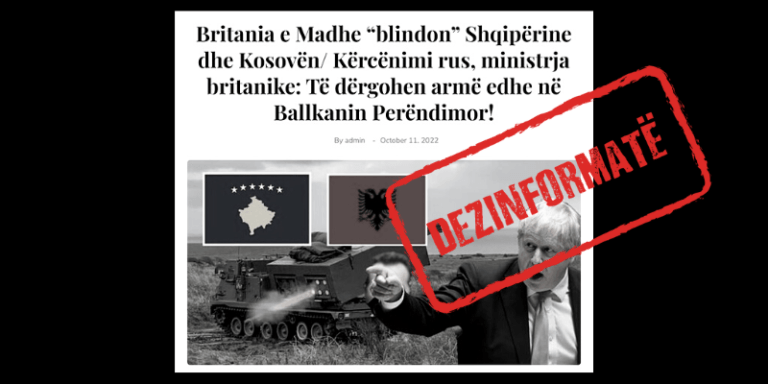 Lajm i vjetër dhe titull jo i saktë: Truss nuk ka përmendur në mënyrë specifike Kosovën dhe Shqipërinë