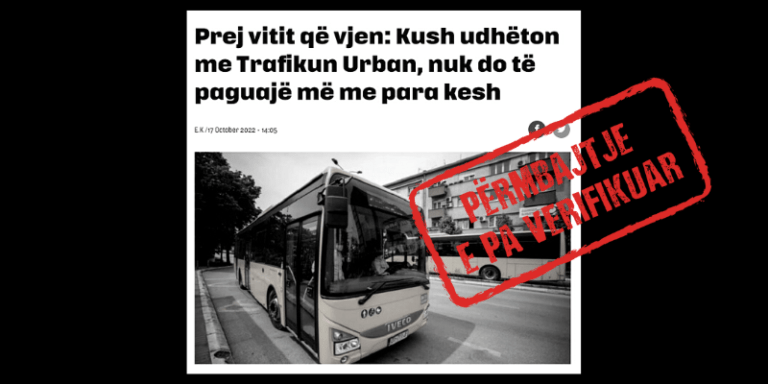 Sahatçiu nuk thotë se “nuk do të paguhet me kesh” për biletat e Trafikut Urban