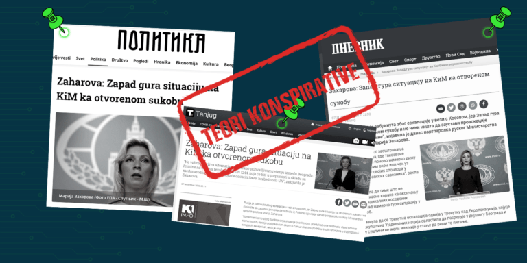 Pretendim i pa bazë nga Zaharova se Perëndimi po e shtynë situatën në veri të Kosovës drejt një konflikti të hapur