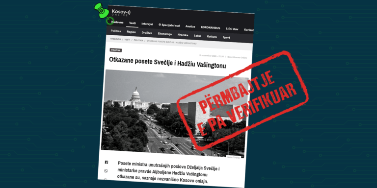 Mohohet pretendimi për anulim të vizitës së ministrave Haxhiu dhe Sveçla në SHBA