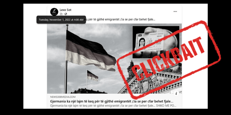 Publikohet lajm i vjetër për dëbimin e emigrantëve nga Gjermania
