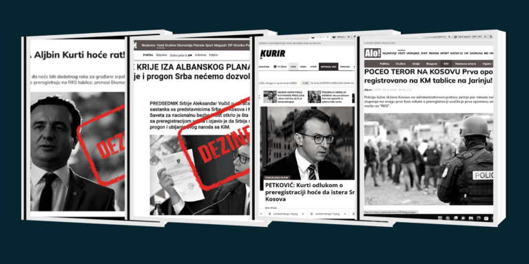 Narrativi zyrtar dhe medial serb mbi zbatimin e vendimit për targat RKS