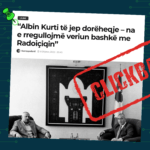 Nga fotografia mund të kuptohet se kjo deklaratë është bërë nga Ramush Haradinaj