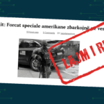 Pretendohet rrejshëm se forcat speciale amerikane zbarkojnë në veri të Kosovës