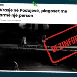 Pretendimi për vrasje në Podujevë, i pavërtetë