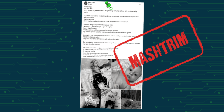 Kërkohet ndihmë financiare për shërim duke përdorur fotografitë e fëmijëve rusë të paraqitur si shqiptarë