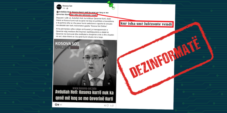 Hoti nuk ka thënë se vendi lulëzonte në kohën e tij