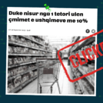 Titulli nuk sqaron se ulja e çmimit të ushqimeve për 10% vlen për Italinë