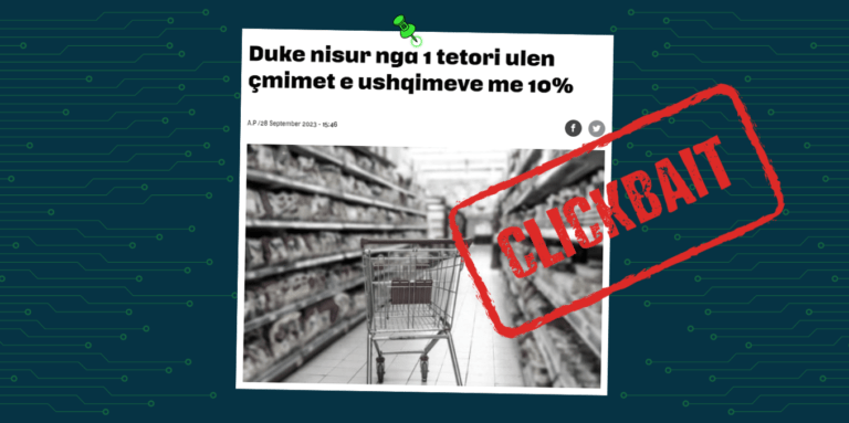 Titulli nuk sqaron se ulja e çmimit të ushqimeve për 10% vlen për Italinë