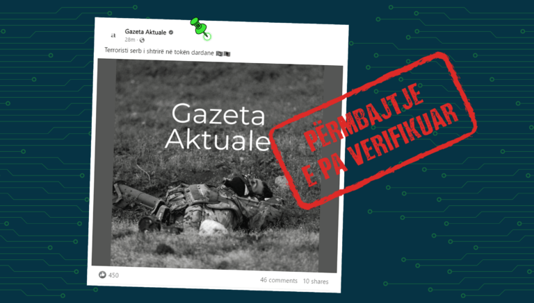 Fotografia e një ushtari të vrarë të Azerbajxhanit paraqitet si e njërit nga sulmuesit e vrarë në veri të Kosovës