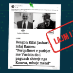 Nuk ka deklaratë të Rifat Jasharit drejtuar Edi Ramës