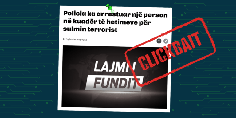 Titulli nuk e sqaron se arrestimi i një personi për sulm terrorist ka ndodhur në Belgjikë