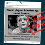 Imazhi i realizuar në Siri gjatë vitit 2016, paraqitet si i një fëmije palestinez