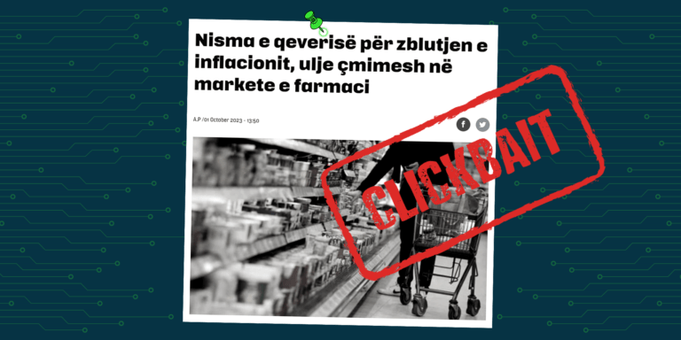 Titulli nuk sqaron se ulja e çmimit të produkteve në markete dhe farmaci është nismë e Qeverisë së Italisë
