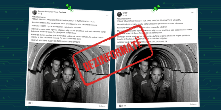 Fotografia e realizuar në vitin 2013, paraqitet si e konfliktit aktual Hamas-Izrael