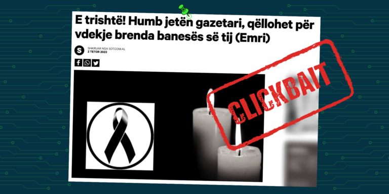 Titulli nuk sqaron se bëhet fjalë për vrasjen e një gazetari në Filadelfia