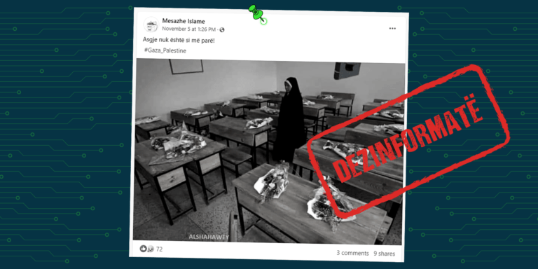 Fotografia e vitit 2021 e realizuar në Afganistan, paraqitet si një imazh aktual në Gaza
