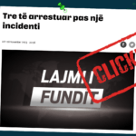 Në titull nuk sqarohet se arrestimi ka ndodhur në Iran