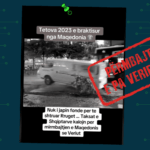 Video-materiali që paraqet një rrugë të dëmtuar, nuk është realizuar në Tetovë