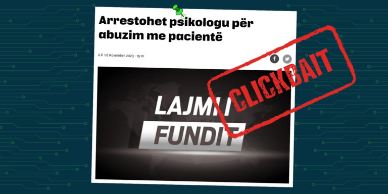 Titulli nuk e bën të qartë që ngjarja ka ndodhur në Itali