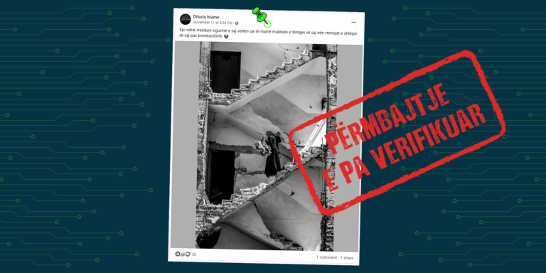 Fotografia e realizuar në vitin 2016 në Siri, paraqitet si e konfliktit aktual Hamas-Izrael