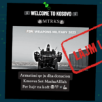 Pretendim i rremë se Kosova sot ka pranuar armatim ushtarak si donacion
