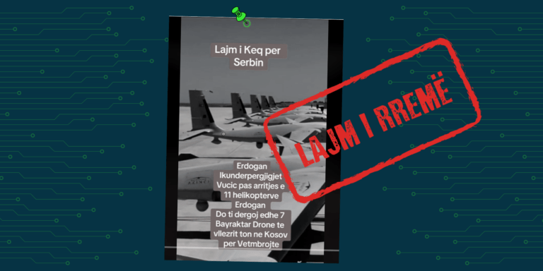 Pretendohet rrejshëm se Erdogan do t’i dhurojë Kosovës shtatë dronë Bayraktar