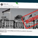Vazhdon të publikohet artikulli me pretendimin e rremë se Gjermania ofron nga 10 mijë euro për punonjësit e një sektori