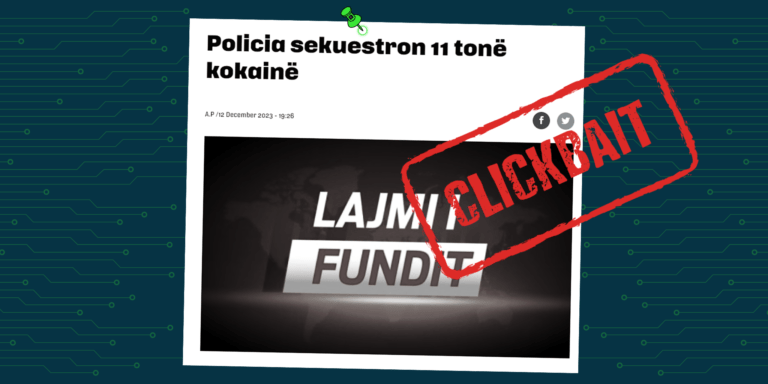 Titulli nuk sqaron se sekuestrimi i kokainës ka ndodhur në Spanjë