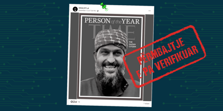 Qytetari palestinez nuk është zgjedhur si personazh i vitit nga “Time Magazine”