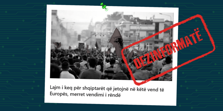 Publikohet artikull i vitit 2018 me titull të pasaktë