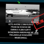 Vazhdon të publikohet deepfake i aeroplanit me mbishkrimin “Albin Kurti – Kosova USA”