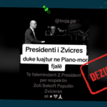 Presidenti zviceran nuk ka luajtur në piano këngën “Mora fjalë”