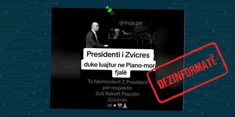 Presidenti zviceran nuk ka luajtur në piano këngën “Mora fjalë”
