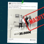 Kampanja për kredi e publikuar nga një faqe në Facebook, është e rreme