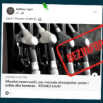 Lajmi për rritjen e çmimit të derivateve të naftës, është i vjetër