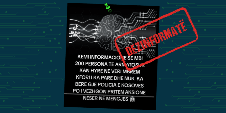 Nuk janë gjetur fakte që konfirmojnë pretendimin se në veri të vendit kanë hyrë 200 persona të armatosur