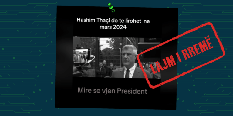 Pretendohet pa fakte se Hashim Thaçi do të lirohet në mars të vitit 2024