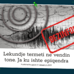 Tërmeti i muajit shtator që u regjistrua në Himarë, paraqitet rrejshëm si aktual